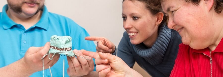 iCare Participants doing therapeutic activities