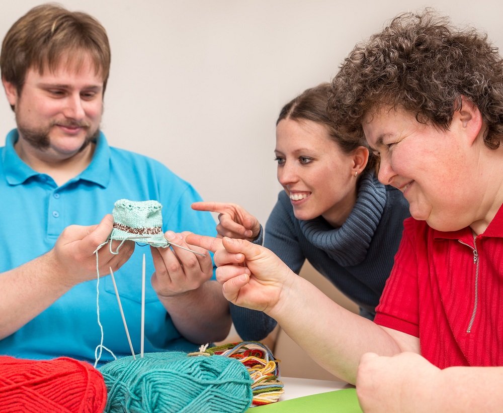 iCare Participants doing therapeutic activities